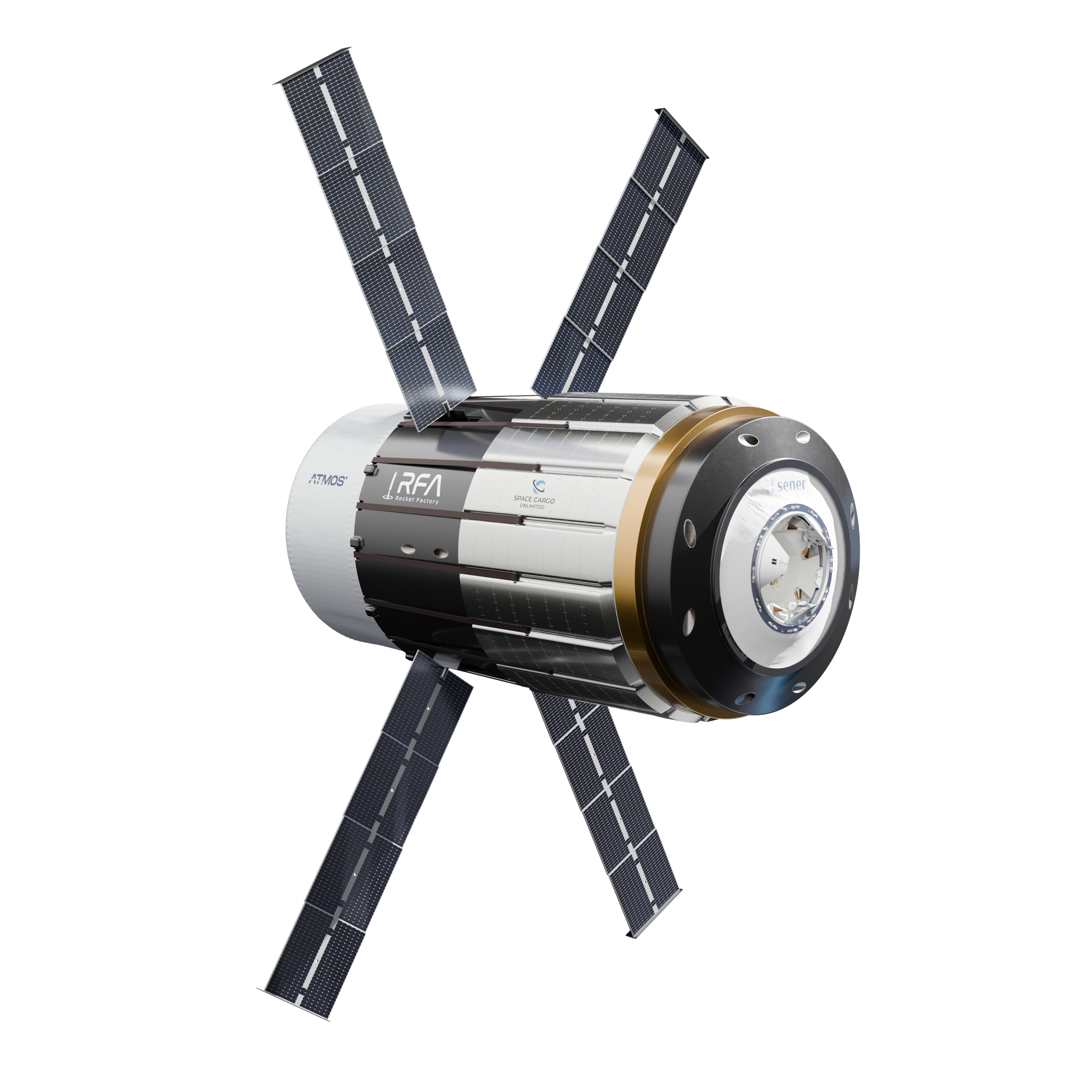 3D render of Argo capsule