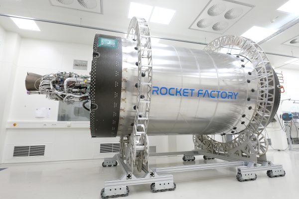 picture of second stage of RFA ONE inside a cleanroom